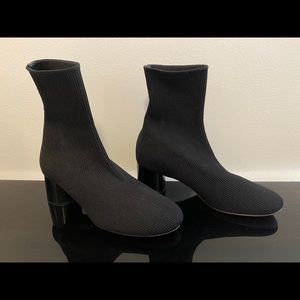 Vince Tasha Rib-Knit Sock Booties